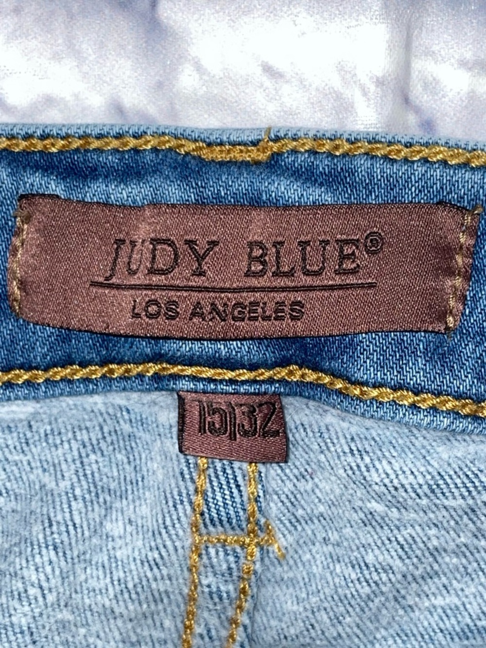 Judy Blue Straight Fit High Rise Jeans Size 15(32) - Picture 5 of 6